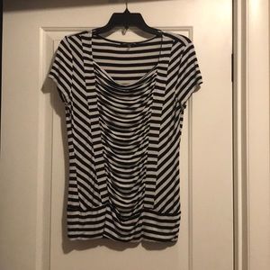 Black and white striped shirt